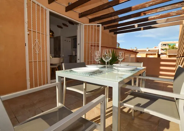 Punta Prima Pleasure With Private Parking In A Gated Community Close To The Beach